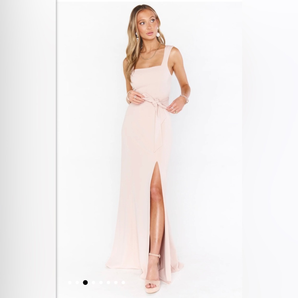 Show Me Your Mumu Paris Gown, Dusty Blush, Size Medium, Bridesmaid Dress